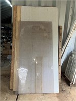 Plywood, plexiglass
