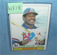 Early Don Baylor baseball card