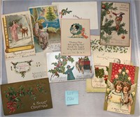 11 Christmas Antique/Vintage Postcards Ephemera