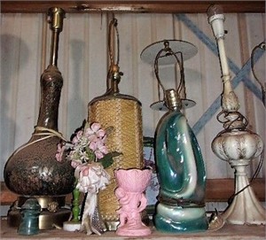 4 Lamps & other misc. accessories
