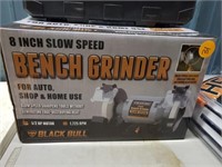 BLACK BULL BENCH GRINDER - 8"