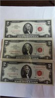 3-1963 Two Dollar US Notes, Granahan & Dillon