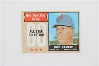 1968 Topps # 363 Rod Carew MLB Trading Card