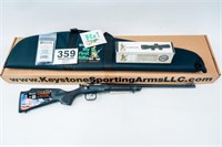 NEW KSA CRICKET 22 LR BLACK SYN W/ BASE SCOPE AND