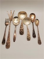 7pc. Sterling Silver Flatware Including Stieff