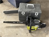 RYOBI 18-inch gas chainsaw - good compersion
