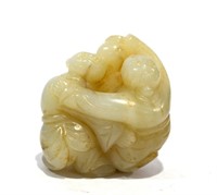 Chinese Carved Jade of  Double Figure