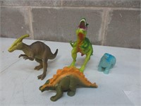 Lot of Toy Dinosaurs