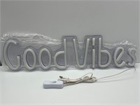 Good Vibes Neon LED Sign - Pink