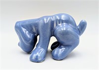 Camark Light Blue Sniffing Dog Figurine