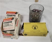 Winchester Primers, Bullet Front, Casings