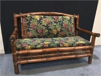 Philippine Bamboo Couch w/ Cushions