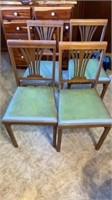 Four Wooden Folding Chairs