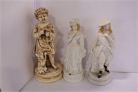 3 CERAMIC FIGURINES