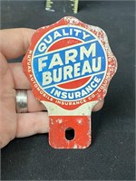 Vintage Farm Bureau Insurance Tag Topper