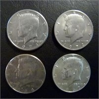 Silver American Half Dollar Coins
