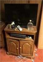 TV stand and contents