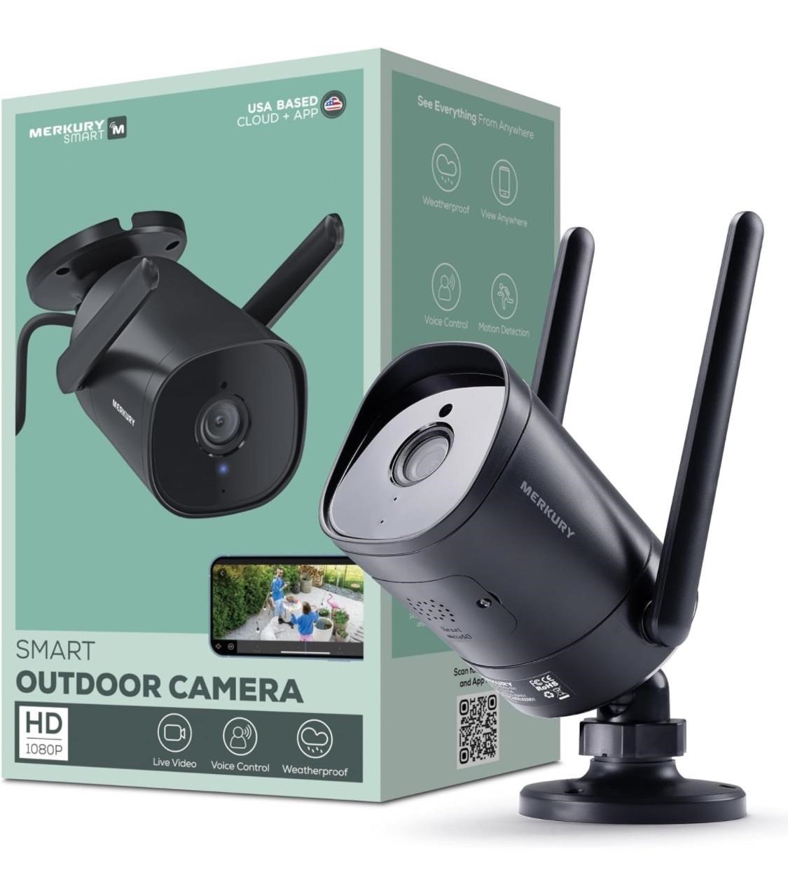 Merkury Smart Outdoor Security Camera - 1080p