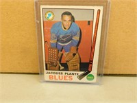 1969-70 OPC Jacques Plante #180 Rookie Hockey Card