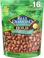 Blue Diamond Almonds, Bold Wasabi & Soy Sauce, 1