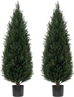 Two 3.5FT Artificial Cedar Trees  UV.