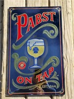 Vintage "Pabst" On Tap Beer Mirror