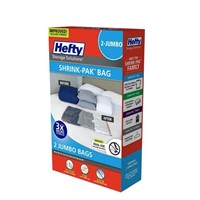 Hefty SHRINK-PAK 2 Jumbo Storage Bags A72