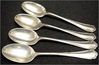 Set four Victorian sterling silver Coffee Spoons