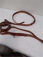 Group of leather rifle slings