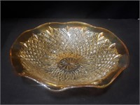 Vintage Marigold Bowl - 10"