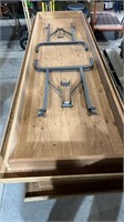 Wooden Folding Table 31" x 97"