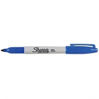 Sharpie Fine Permanent Markers  Blue pk of 24