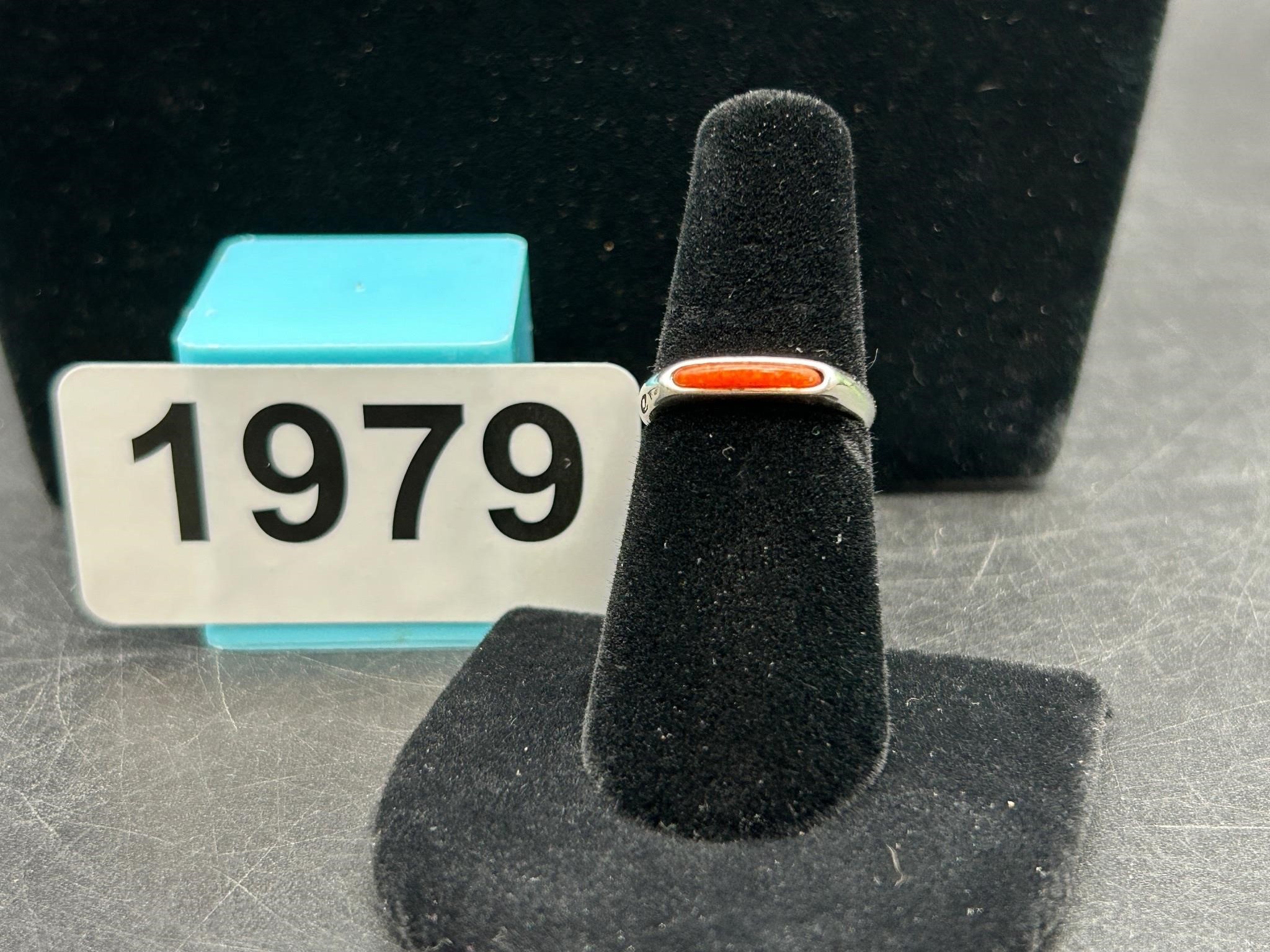 925 Sterling Ring, sz 6, 2.5 grams