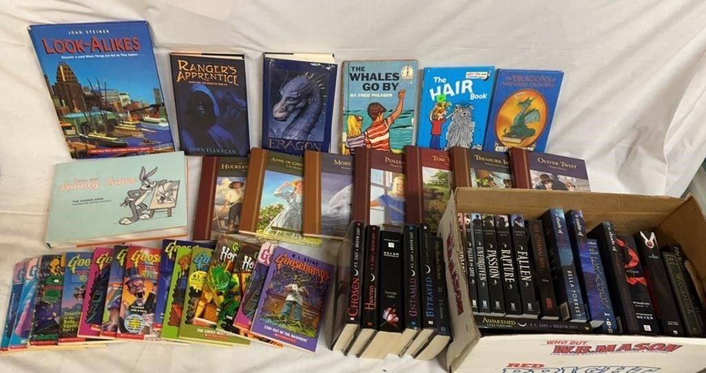 Lot of Books: Dr, Seuss, Goosebumps, Laren Kate,