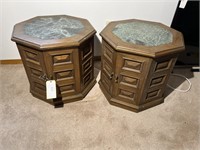 LOT OF 2 MID CENTURY END TABLES