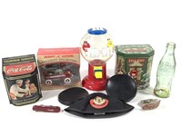 8 Pcs Coca-Cola M&M Radio Flyer