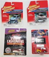 Four Johnny Lightning Cars, Unopened