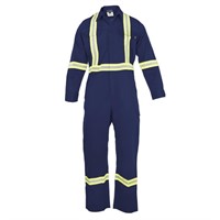 B2793  Just In Trend FR Hi Vis Coverall, L, Navy B
