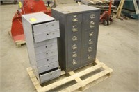 LOT OF MISC FILE CABINETS , SOME W/ CONTENTS