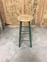Nice metal green stool