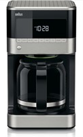 $80 Braun Brew Sense Drip Coffee Maker, 12 cup