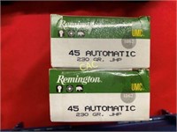 45 ACP - Remington - 230 gr Jacketed Hollow Point