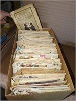 Vintage Sewing patterns in a box - box full