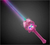 5 LED Light Up Fairy Heart Wand - Multi Color