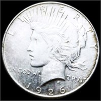 1926-S Silver Peace Dollar CLOSELY UNC