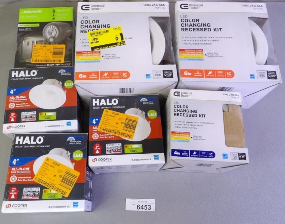 Recessed Kits, Halo Down Lights & More