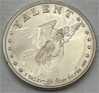 (KK) Silver Round Talent 1oz Coin
