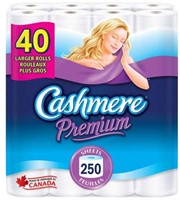 40-Pk Cashmere Premium Soft & Thick Toilet Paper,