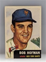 1953 Topps #182 Bob Hofman New York Giants