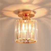 A3549  Huatek LED Crystal Ceiling Light, Small -